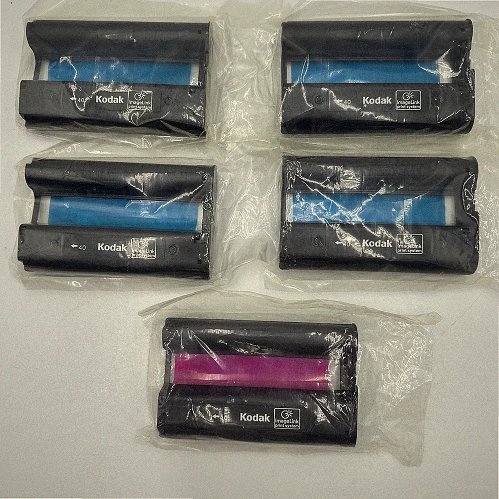 5 Kodak EasyShare Color Cartridge 40/10 NEW Sealed 4 x Cyan 1 x Magenta