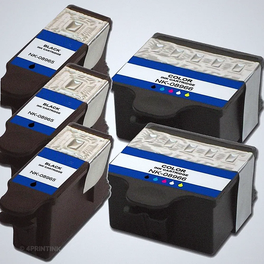 5 Pack NEW #10 Ink Combo Fits Kodak 10 Hero 6.1, Hero 7.1, Hero 9.1 Printer