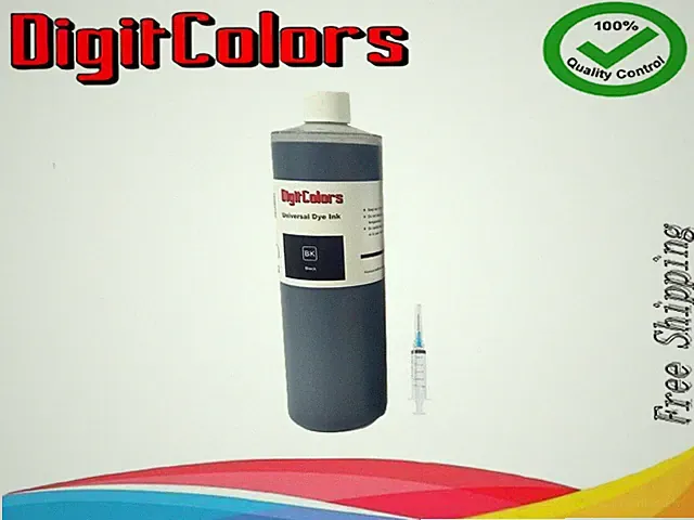 500ml Black refill ink for HP Canon Brother Dell and ALL Others Printers