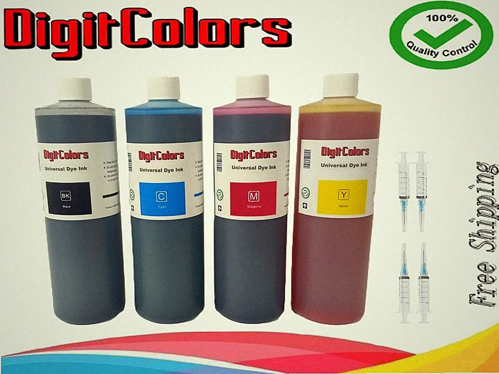 500ml x4 refill ink for HP Canon Brother Dell and ALL Others Printers -KCMY