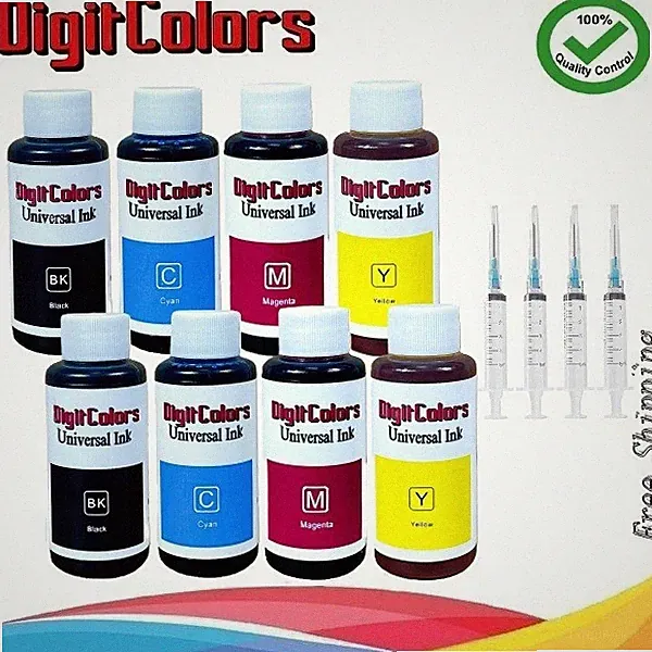 800ml Ink Refill Kit for ALL Inkjet Printers HP Canon Epson Dell Brother