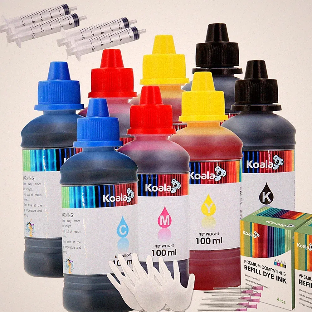 Bulk 800ML Koala Ink Refill Kits for All Inkjet Printers HP Canon Epson Brother