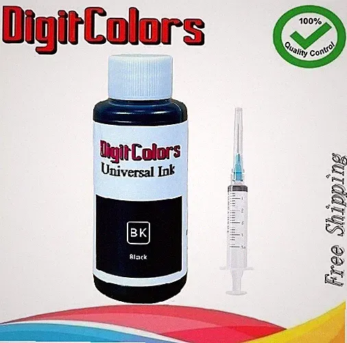 Bulk Black refill ink for Hp Lexmark Dell Canon Brother Printer 100ml bottle