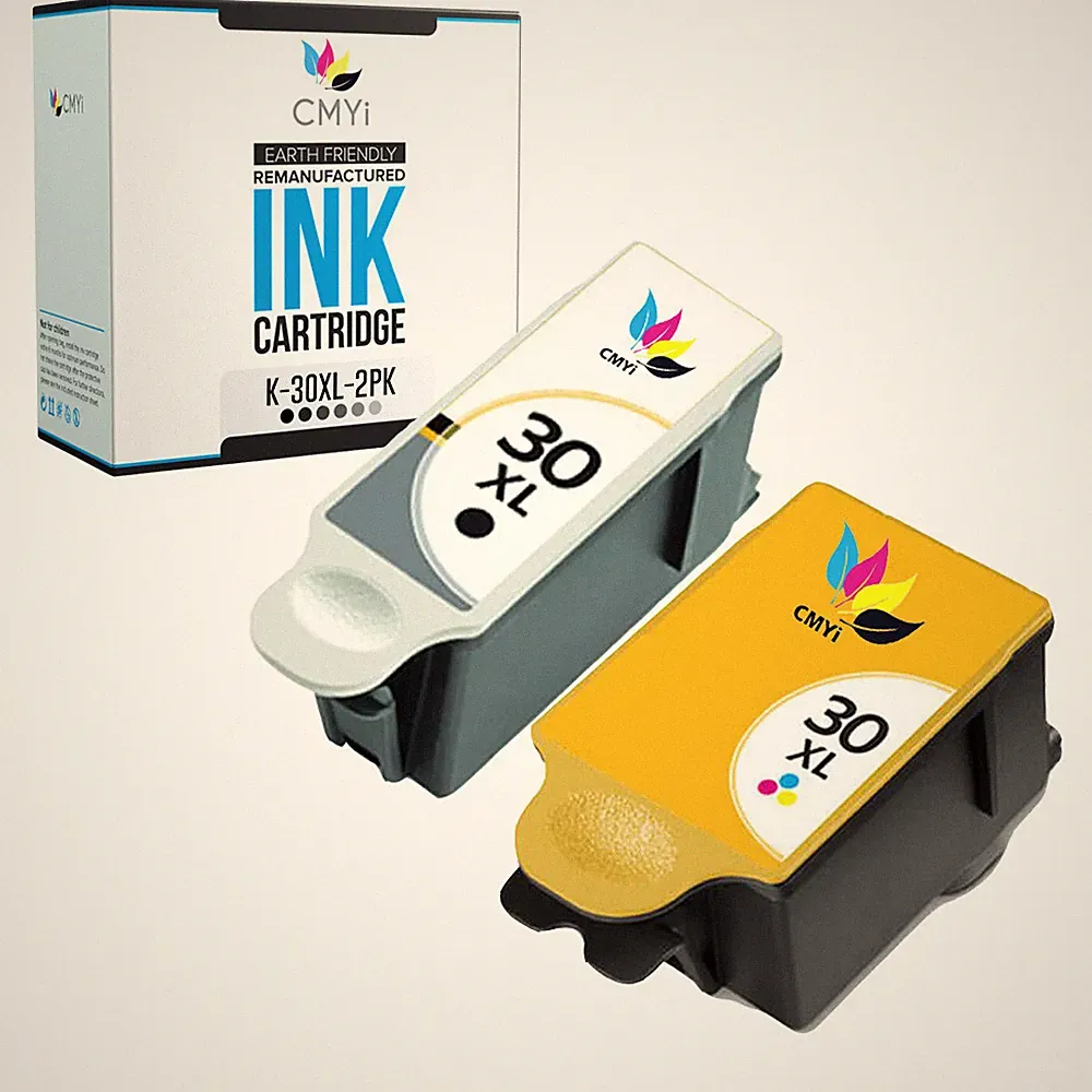 Compatible Kodak 30XL Ink Cartridge Black Color Combo Packs for ESP Hero Printer