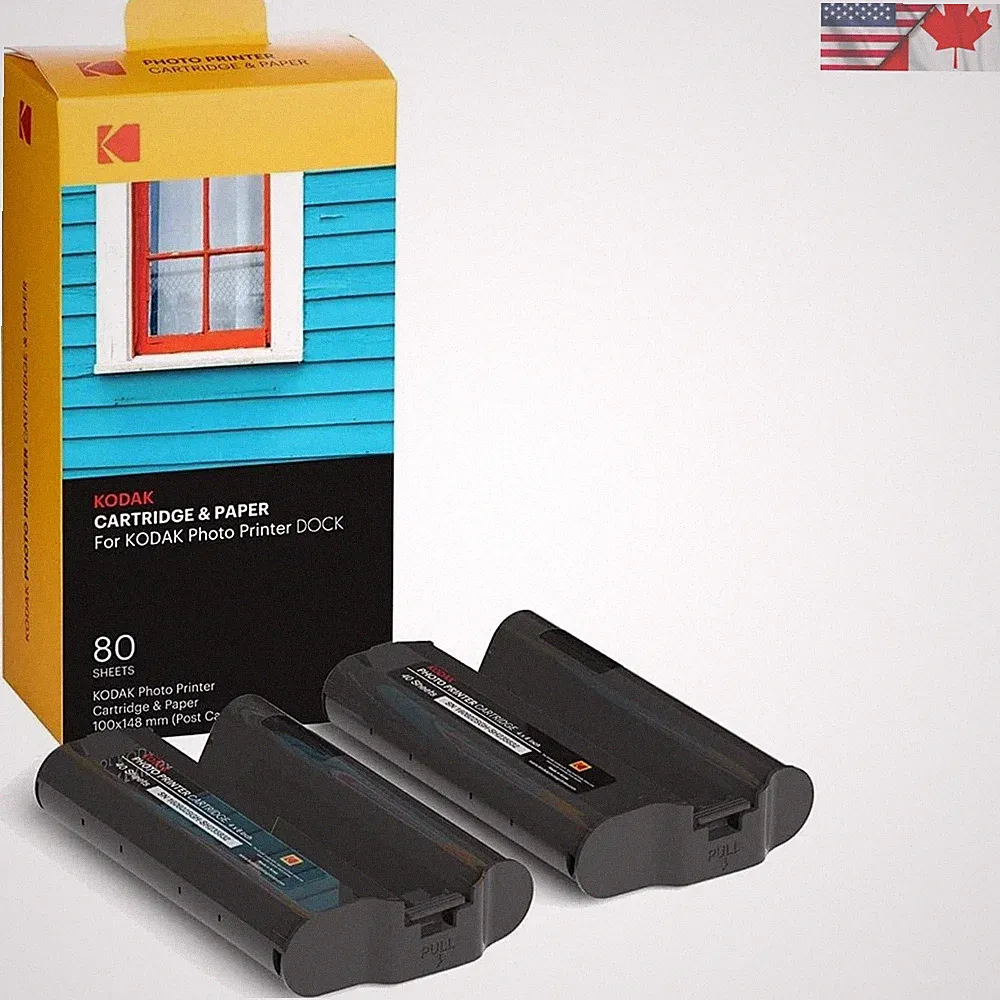 Effortless Maintenance Kodak Dock Printer Cartridge - 80 Pack For Quality Photos