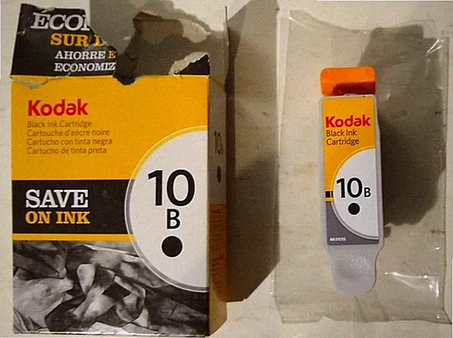 GENUINE Kodak 10B Black Ink Cartridge