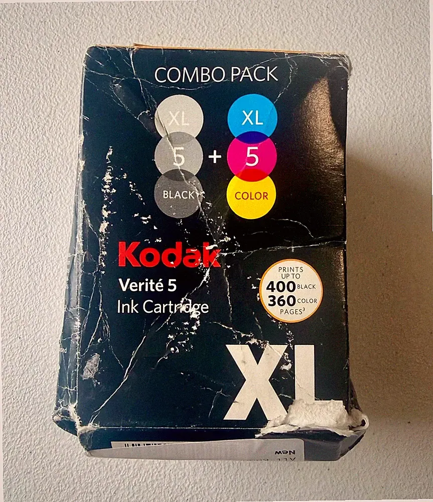 Genuine Kodak Verité 5 XL Combo Pack Black & Color Ink Cartridges New