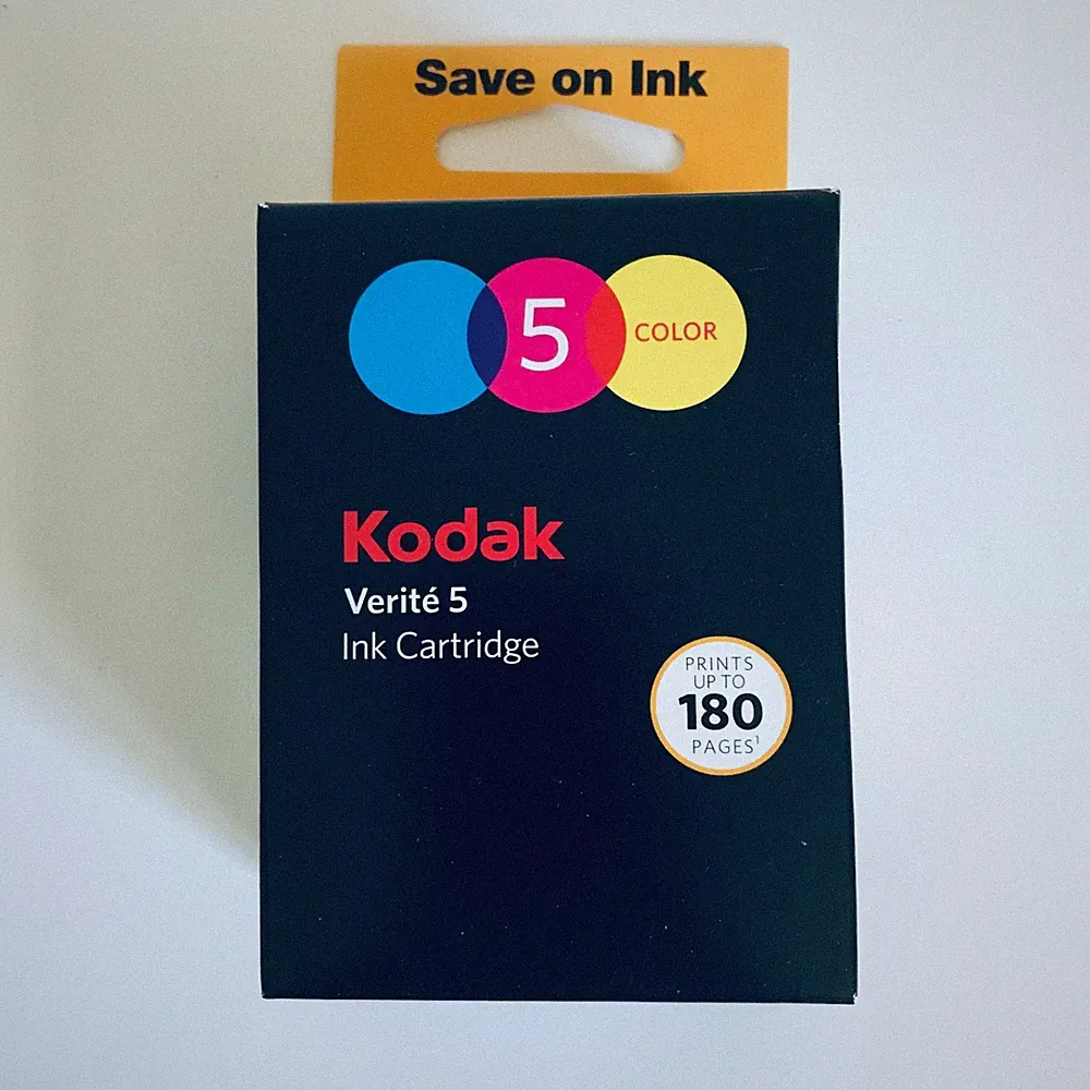 Genuine Kodak Verite 5 Ink Cartridge 5 Color Cyan Yellow Magenta Sealed OEM Box
