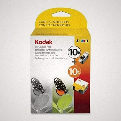 Genuine New Kodak 10C 10B Ink Combo Pack Ink Cartridge 1 Black 1 Color