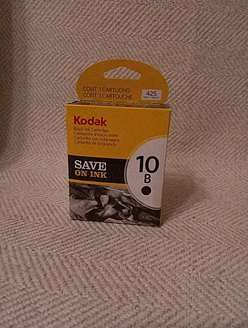 Kodak 10B (1163641) Black Ink Cartridge NEW IN BOX SEALED