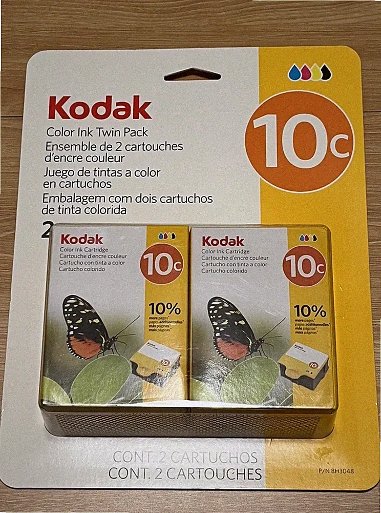 Kodak 10C Color Printer Ink Cartridges Twin Pack BRAND NEW SEALED