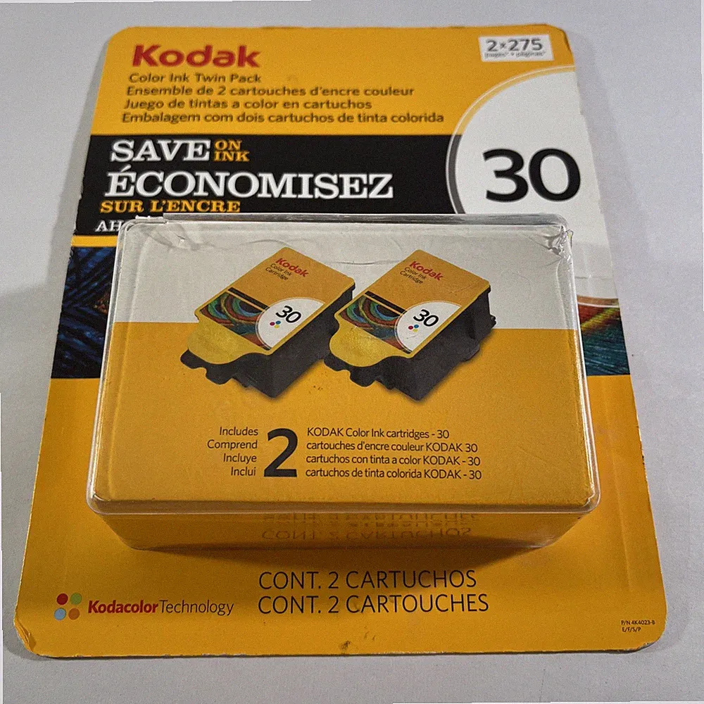 Kodak 30 Series Color Ink Twin Pack 2 Cartridges Genuine Open Box