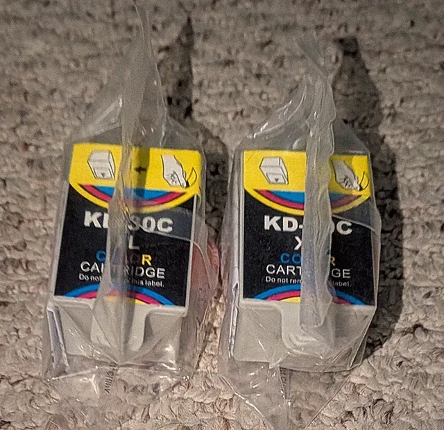 Kodak KD-30C XL Color Ink Cartridge Lot of 2 New Sealed Genuine OEM