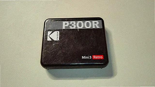 KODAK Mini Retro Portable Photo Printer P300R - Black