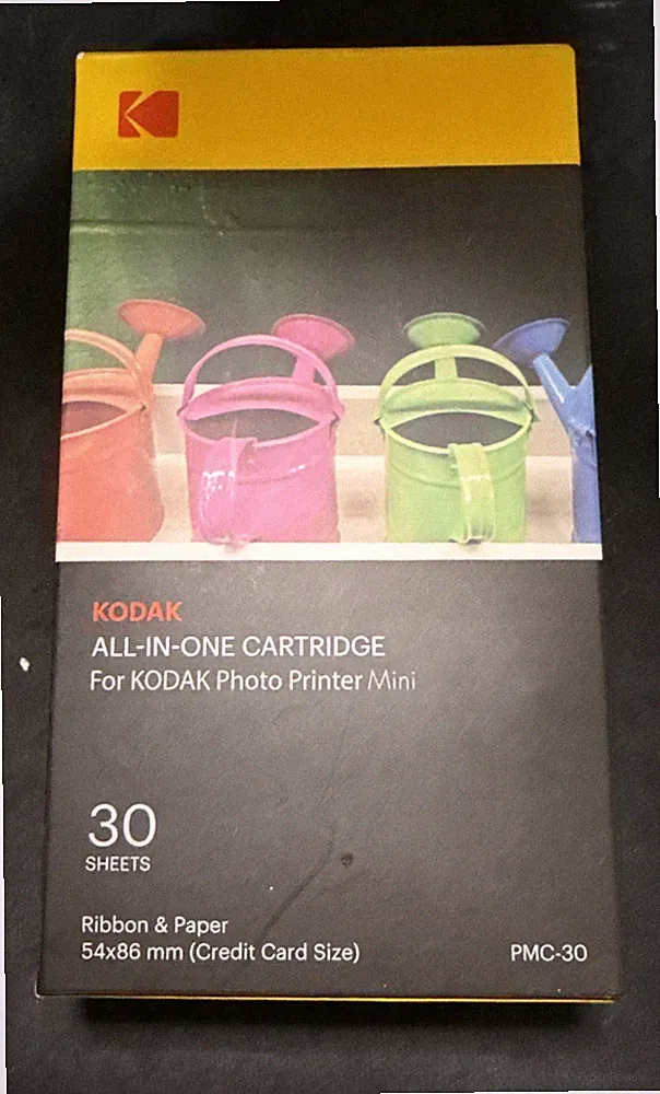 Kodak PMC-30 Photo Printer Mini All-in-One Replacement Cartridge Paper & Ink