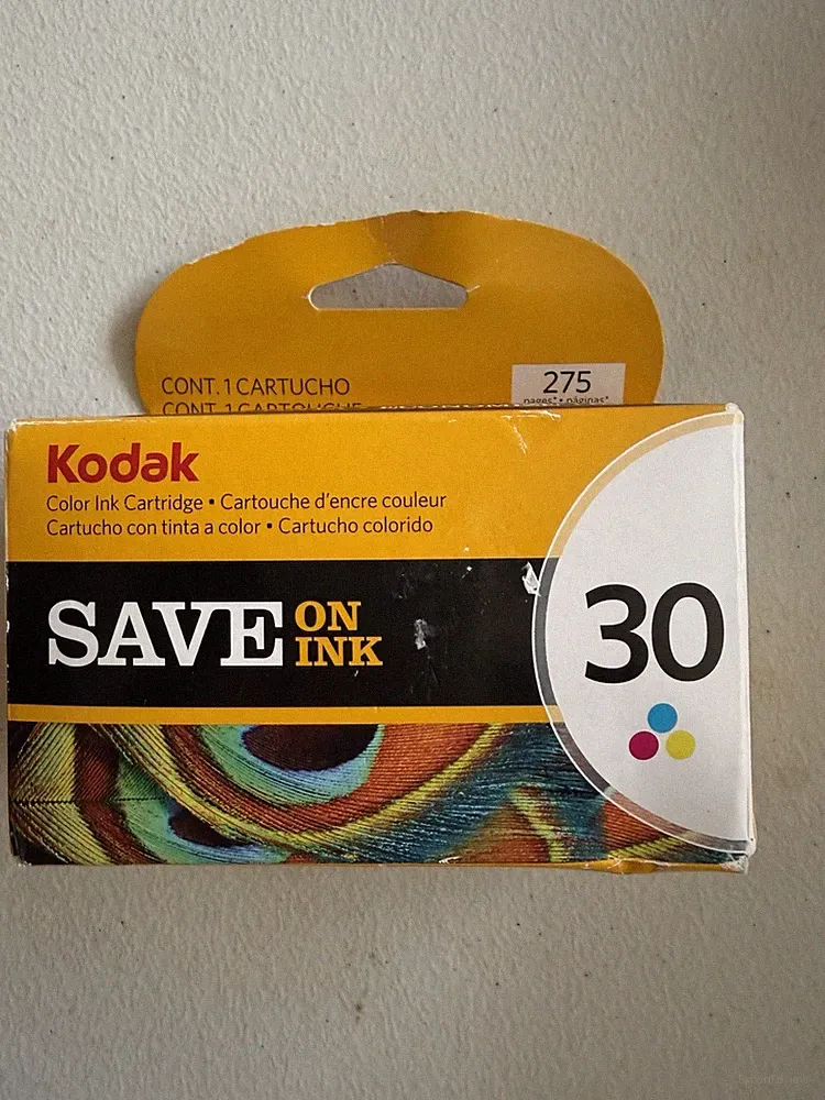 Kodak Tri-Color #30 Ink Cartridge • Cyan, Magenta, Yellow (1022854) • NEW