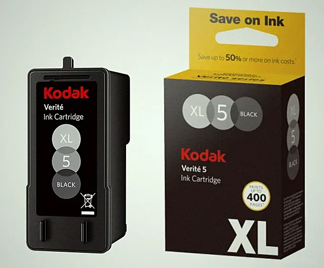 Kodak Verite 5 Replacement Inks (ALK1UA) XL Black Ink Jet Cartridge compatibl...