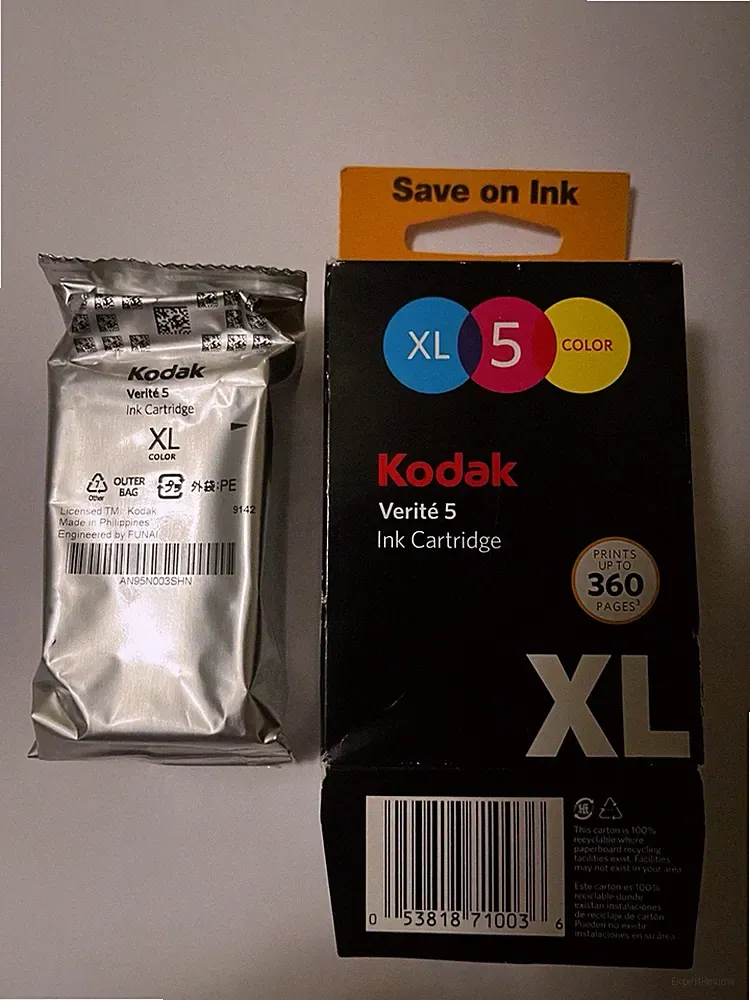 Kodak “Verite 5” - XL 5 Color Ink Cartridge Printer - SEALED BAG
