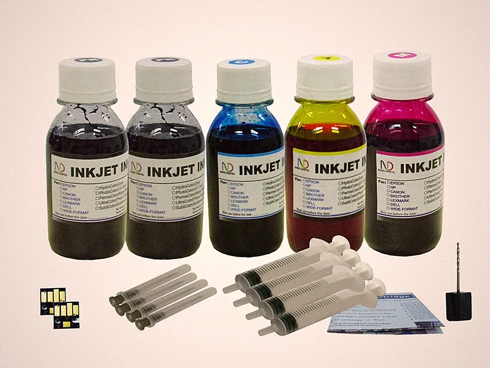 ND® Refill ink with chip for Kodak 30 All-In-One Hero 3.1 4.2 5.1 5x4oz/s 2chip