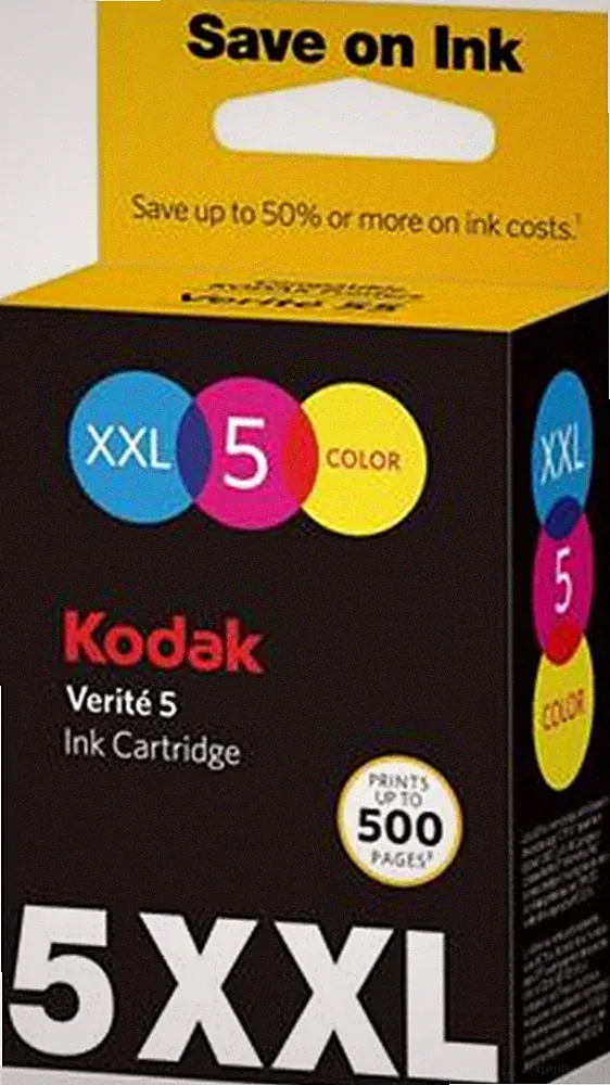 New Genuine Kodak Verite 5XXL Color Ink Cartridge Bag