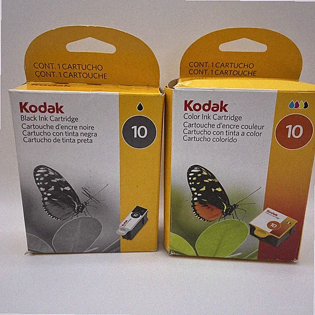 New Sealed Kodak 10 Black And Color Ink Cartridge Inkjet Printers No Date