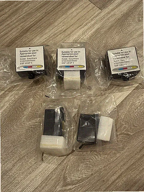 SET 5 Kodak 5100 5300 5500 Easy Share compatible Printer Ink six 10XL one 10C