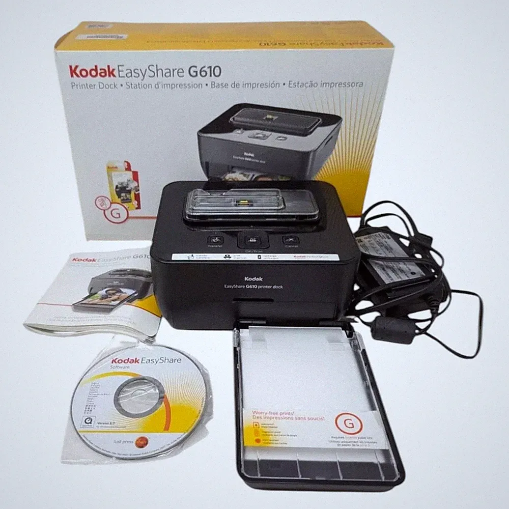 Vintage Kodak EasyShare Printer G610 Ink Photo Printer Nostalgic Scrapbooking
